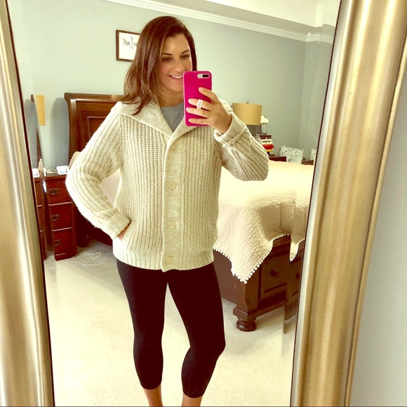 Mossimo Supply Co. Sweaters - Button Up Sweater with Collar